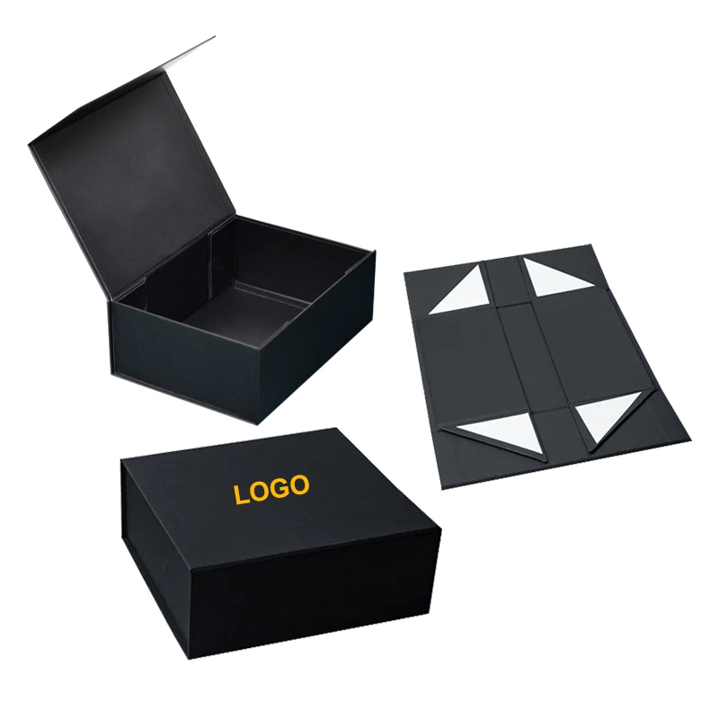 Custom Luxury Paper Magnet Foldable Folding Magnetic Gift Box Garment Apparel Clothing Packaging Box